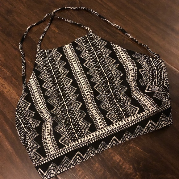 Aztec Print Crop Top - Picture 1 of 3